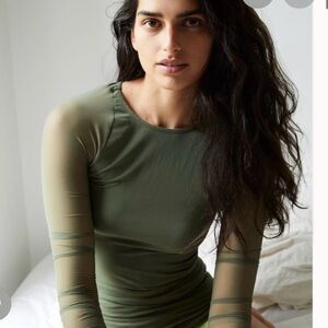 Free people intimately Slate Long Sleeve Top